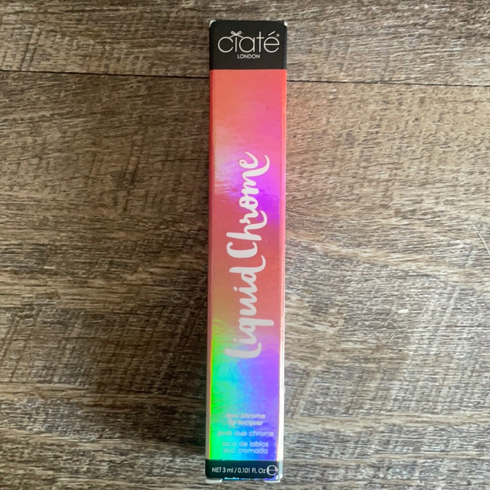 New ciate liquid chrome lipstick